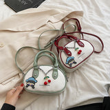 Small PU Leather Handbags For Women 2022 Designer Luxury Shoulder Crossbody Bags Female Short Handle Tote Purses