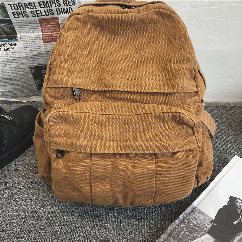 Kylethomasw Soft Canvas Woman School Backpack Man College Student Travel Rucksack A4 Book Schoolbag For Teenage Girl Boy New Mochila