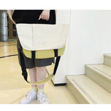 Panelled Women Bags 2022 Japanese Cute Girls Crossbody Bag Large Capacity Student Shoulder Bag Luxury Ladies Men Book Bags New