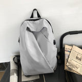 Kylethomasw Fashion irregular men's backpack Simple Unisex Student school bag Women large capacity travel backpack Laptop Bags mochilas NEW