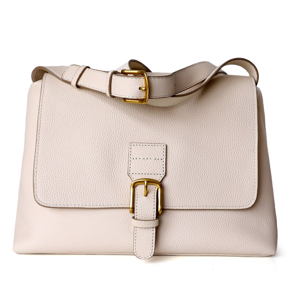 Kylethomasw Genuine Cow Leather Women Shoulder Bags Fashion Female Frosted Handbags New High Quality Crossbody Bags For Ladies Bolsas