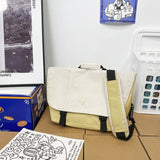 Panelled Women Bags 2022 Japanese Cute Girls Crossbody Bag Large Capacity Student Shoulder Bag Luxury Ladies Men Book Bags New