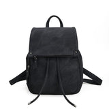 Tilorraine 2022 College women backpack leather soft travel bag fashion ladies backpacks shoulder bag  student school bag