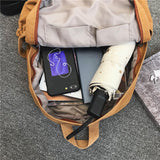 Kylethomasw Soft Canvas Woman School Backpack Man College Student Travel Rucksack A4 Book Schoolbag For Teenage Girl Boy New Mochila