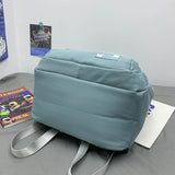 Kylethomasw Waterproof Nylon Men Women School Backpack Fashion Travel Lady Bag Trendy Girl Boy Laptop College Backpack Female Male Book Bags