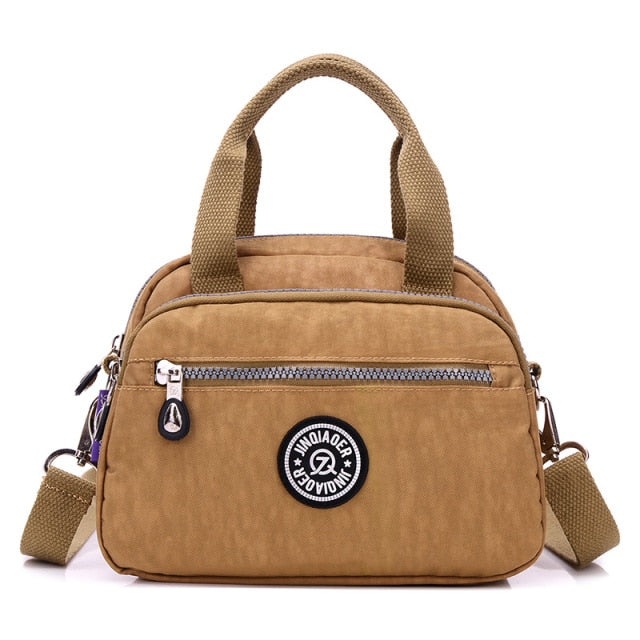 Kylethomasw Fashion Women's Waterproof Nylon Messenger Bags Female Tote Shoulder Bags Girls Casual Handbags Crossbody School Bag