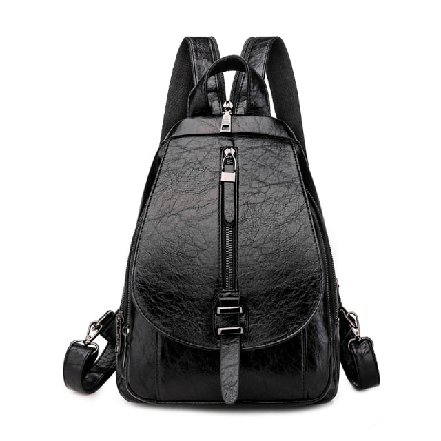 Travel Shoulder Bag School Backpacks For Teenage Girls Sac A Dos Women Leather Backpacks High Quality Ladies Bagpack New