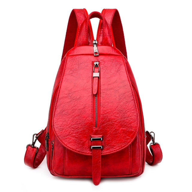 Travel Shoulder Bag School Backpacks For Teenage Girls Sac A Dos Women Leather Backpacks High Quality Ladies Bagpack New