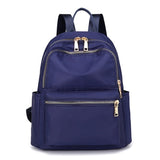Kylethomasw Black Women Backpack 2019 Nylon Travel Shoulder Bag Soft School Bag For Teenage Girls Solid Color Red Bag Pack Purse