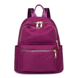 Kylethomasw Black Women Backpack 2019 Nylon Travel Shoulder Bag Soft School Bag For Teenage Girls Solid Color Red Bag Pack Purse
