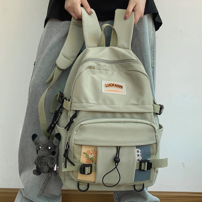 Kylethomasw New Waterproof nylon Women Backpack Female High quality Schoolbag for Teenage girl Travel backpack large capacity Mochila