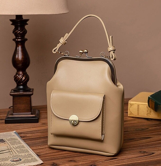 NIGEDU women shoulder bags Korean style Metal Buckle clip Ladies Handbags PU Leather lady Sling bag female Crossbody Bag purses