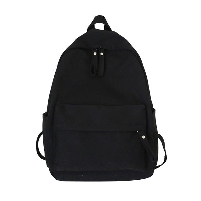HOCODO Fashion Women Backpack Female School Bag For Teenager Girls Anti Theft Laptop Shoulder Bags Solid Color Travel Backpack