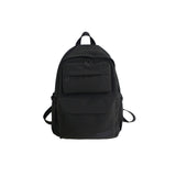 HOCODO New Waterproof Nylon Women Backpack 2021 Solid Color Casual Backpack For Teenagers Women Large Capacity Ladies Schoolbag