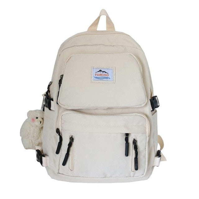 Kylethomasw  Female School Student Book Bag Travel Girls Rucksack Korean Fashion Women Waterproof Backpack For Teenager Mochila