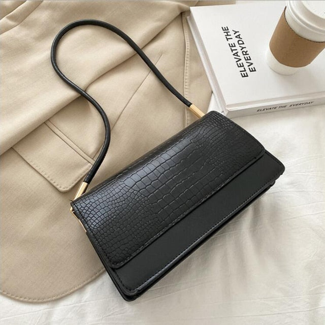 Animal Prints Baguette Bags for Women 2021 New Luxury Handbags Designer Shoulder Bag Fashion PU Leather Female Underarm Bag