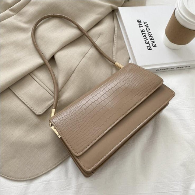 Animal Prints Baguette Bags for Women 2021 New Luxury Handbags Designer Shoulder Bag Fashion PU Leather Female Underarm Bag