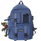 Student Travel Mesh Female Backpack College Women Boy Nylon School Bag Men Girl Cool Laptop Backpacks Fashion Lady Book Bag Male