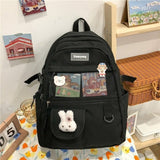 Kylethomasw Japanese Fashion Backpack Women School Bags For Teenage Girls Multipockets Mesh Nylon Backpacks Mochila Feminina Bag Bolsa Mujer