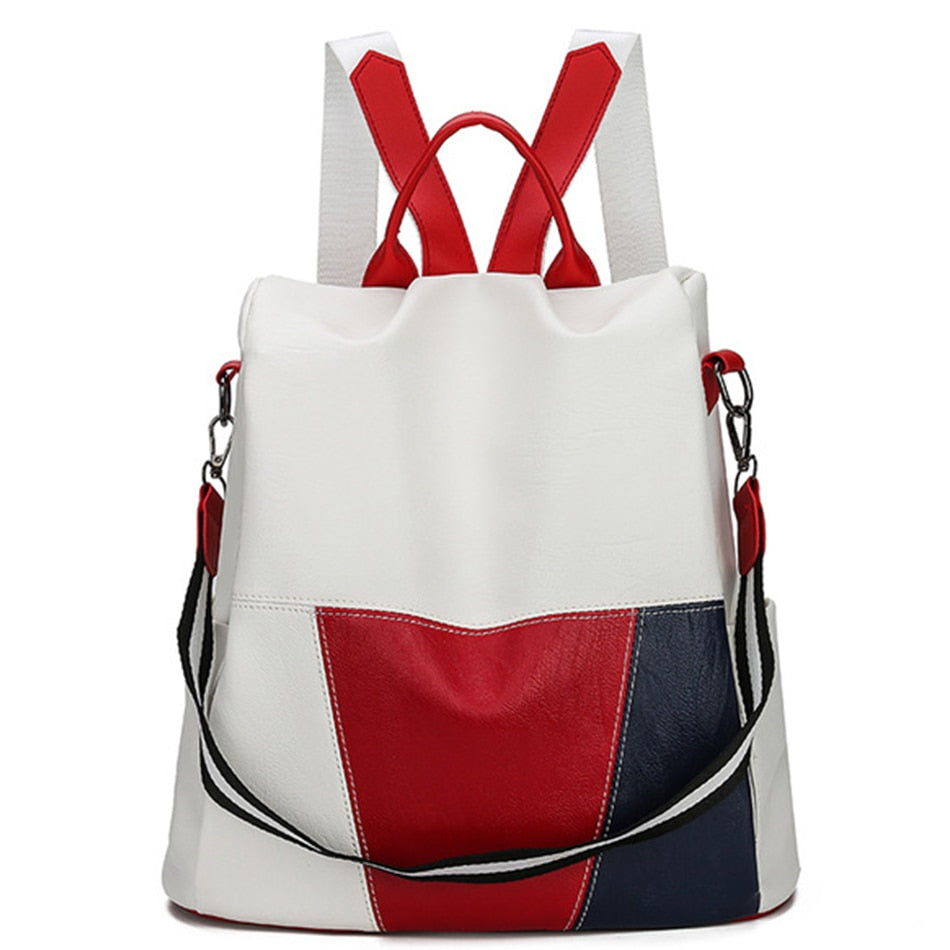 Kylethomasw  Anti-theft Backpack Women Leather Back Pack Female School Shoulder Bags for Women Travel Bagpack Mochilas Feminina Preppy