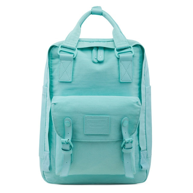 Kylethomasw  Lovely Multifunctional Backpack Female 14 Inch Laptop Waterproof Rucksack Kawaii School Bags for Teen Girls Travel Mochila