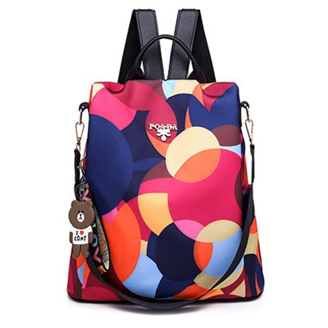 Luxury brand Backpack Women Oxford Cloth Shoulder Bag School Bags for Teenage Girls Light Ladies Travel Backpack mochila feminin