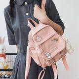 Kylethomasw  Small Backpack Women Cute Multifunctional Dual-use School Bags for Teenage Girls Student Kawaii Mini Travel Backpacks Ruckpack