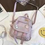 Kylethomasw  Small Backpack Women Cute Multifunctional Dual-use School Bags for Teenage Girls Student Kawaii Mini Travel Backpacks Ruckpack