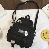 Kylethomasw  Small Backpack Women Cute Multifunctional Dual-use School Bags for Teenage Girls Student Kawaii Mini Travel Backpacks Ruckpack
