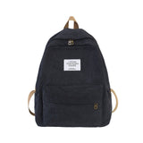 Kylethomasw   Fashion Backpack Female Backpack Women Shoulder Canvas School Bags For Teenage Girls Pure Color Leisure Travel Backpack