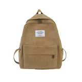 Kylethomasw   Fashion Backpack Female Backpack Women Shoulder Canvas School Bags For Teenage Girls Pure Color Leisure Travel Backpack