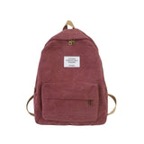 Kylethomasw   Fashion Backpack Female Backpack Women Shoulder Canvas School Bags For Teenage Girls Pure Color Leisure Travel Backpack