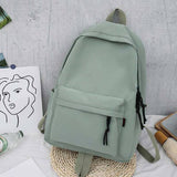 Kylethomasw  Women Canvas Backpacks Girls School Bag Rucksack For Ladies Pink Black Travel Fashion Bagpack Backpack Bolsas Mochila Mujer