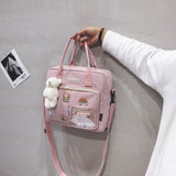 Korean Waterproof Nylon Small Backpack Women Fashion  Mini Travel Backpacks Schoolbag for Tennager Girls Kawaii Shoulder Bags