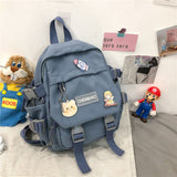 Kylethomasw  Small Women's Backpack Girls School Bag Waterproof Nylon Fashion Japanese Casual Young Girl's Bag Female Mini Backpack for Women