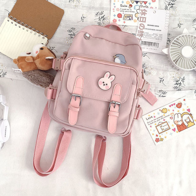 Kylethomasw  Small Women's Backpack Girls School Bag Waterproof Nylon Fashion Japanese Casual Young Girl's Bag Female Mini Backpack for Women