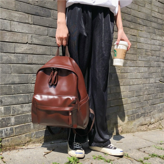 DIEHE Fashion College School Bag Backpacks for Women Striped Book Packbags for Teenage Girls Men Travel Shoulder Bags Rucksack