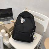 DIEHE Fashion College School Bag Backpacks for Women Striped Book Packbags for Teenage Girls Men Travel Shoulder Bags Rucksack