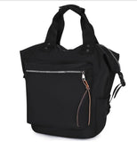 Fashion Nylon Waterproof Backpack Women Large Capacity Schoolbags Casual Solid Color Travel Laptop Backpack Teen Girls Bookbags