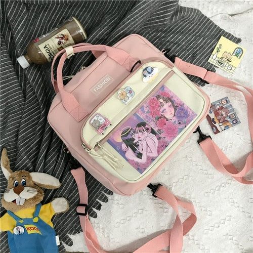 Multi-purpose Women Backpack Bag Female Cute Transparent Jelly School Backpacks for Teens Harajuku Kawaii Small Travel Bags