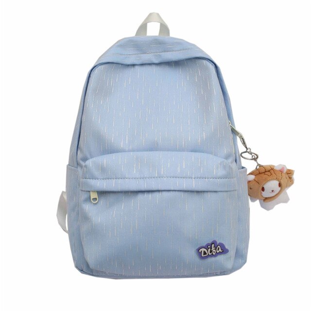 Kylethomasw New Waterproof Nylon Women Backpack Female Travel Bag Backpacks Schoolbag for Teenage Girls Solid Color Bookbag Mochila Bookbag