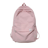 Kylethomasw New Waterproof Nylon Women Backpack Female Travel Bag Backpacks Schoolbag for Teenage Girls Solid Color Bookbag Mochila Bookbag