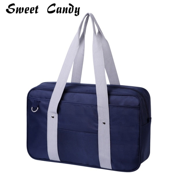 Japanese student bag JK handbag travel bag lady shoulder bag high school student school bag handbag Totes Messenger Bags