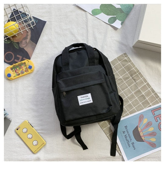 Women Backpack for Teenage Girls 2021 Summer New Fashion Female Casual School Students Shoulder Bags Sweet Travel Backpacks