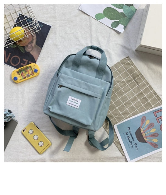 Women Backpack for Teenage Girls 2021 Summer New Fashion Female Casual School Students Shoulder Bags Sweet Travel Backpacks
