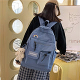 Women Backpack for Teenage Girls 2021 Summer New Fashion Female Casual School Students Shoulder Bags Sweet Travel Backpacks