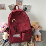Women Backpack for Teenage Girls 2021 Summer New Fashion Female Casual School Students Shoulder Bags Sweet Travel Backpacks