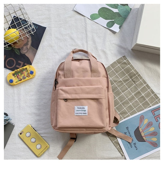 Women Backpack for Teenage Girls 2021 Summer New Fashion Female Casual School Students Shoulder Bags Sweet Travel Backpacks