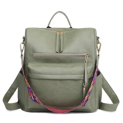 Women Backpack sheepskin Leather Backpack Women new fashion Hotsale School Bags for Teenagers Fashion Backpacks for Teenage Girl
