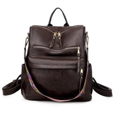 Women Backpack sheepskin Leather Backpack Women new fashion Hotsale School Bags for Teenagers Fashion Backpacks for Teenage Girl